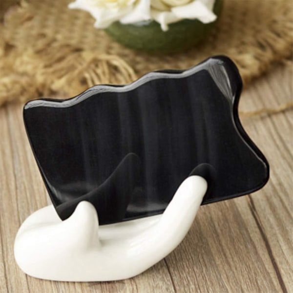 Buffalo Horn Gua Sha - Kaavin ja Kasvojen Hierontalevy