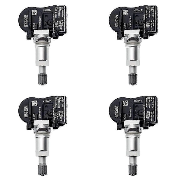 4 stk. Dæktrykssensor TPMS 52933-3N100 kompatibel med Accent I30 Ix20 Ceed 52933-2J100 52933-B1100 433MHz