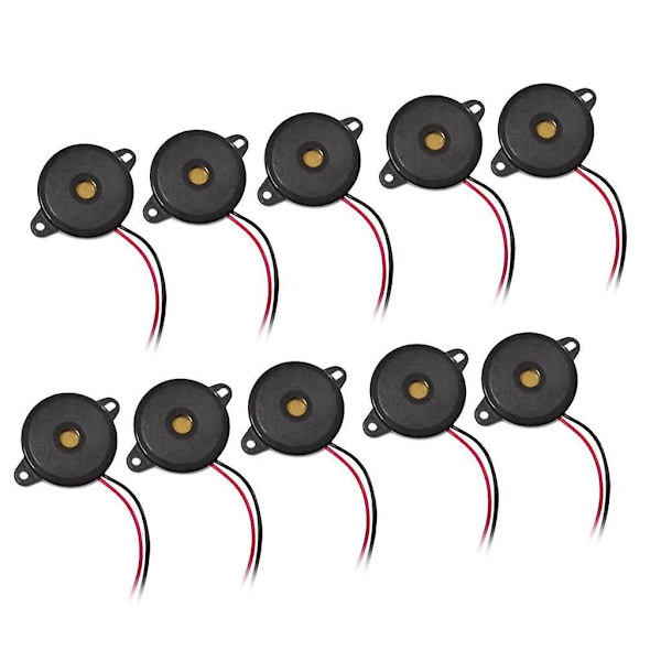 3,6 kHz Piezo Passiv Summer, 10 st Elektronisk Summer Alarm, för Alarm