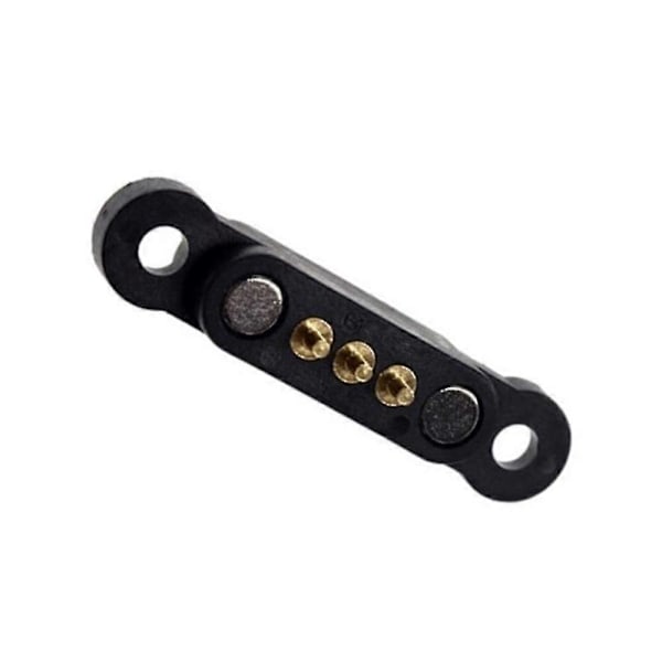 10 Par Fjäderbelastad Magnetisk Pogo Pin-kontakt 3 Positioner Magneter Delning 2,3 MM Genomgående Hål M
