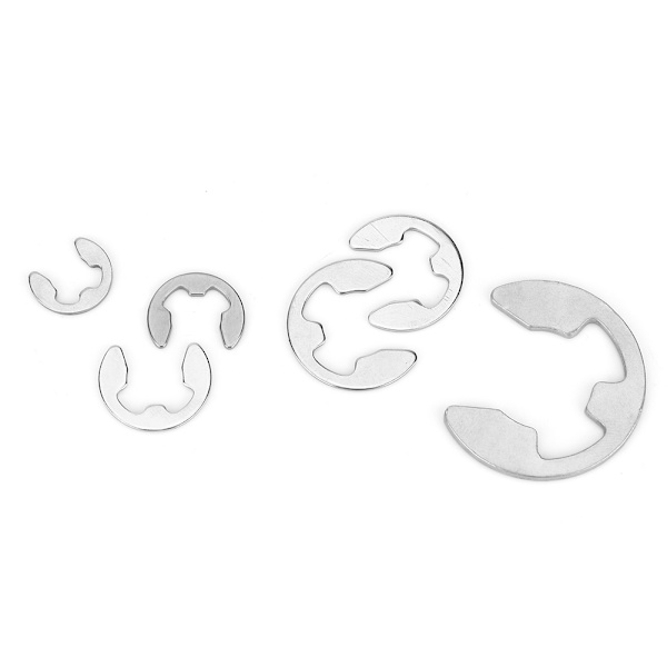 300 st E-clipssats Rostfritt stål E-typ Låsring Circlip Sortimentsats M1.2~M15