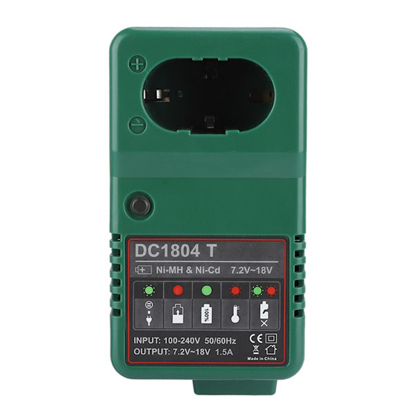 Flernivås beskyttelse Ni MH batterilader DC 7.2V 18.0V Ni MH lader for MAKITA - AU plugg