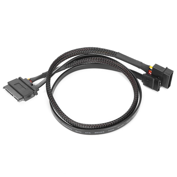 Sata-kabel 7+15Pin 4Pin han til Sata hun 3.0 datastrømsforlængerkabel til ekstern harddisk-dataoverførsel