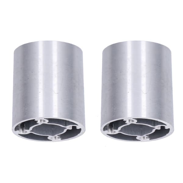 2 stk. 6063 aluminiumslegeringsrør runde lige værktøjer til robotter lejesæder OD 32mm6103‑0032‑0043