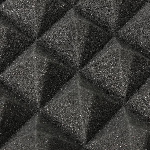 12 st akustiska skumpaneler Akustisk skum ljudabsorption Pyramid Studio Behandling Väggpaneler