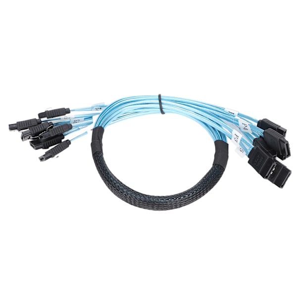 SATA-kablar 7 stift Snabb hastighet 6 Gbps Mini Använd enkelt 6 trådar Hög hastighet SATA-kabelset för dator
