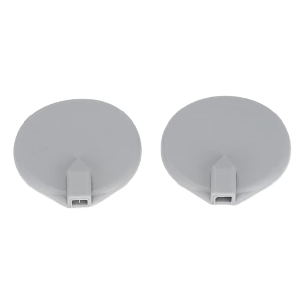 2 stk 65 mm / 2,56 tommer diameter elektrodeputer runde silikonputer for elektrisk TENS slanketerapimaskin