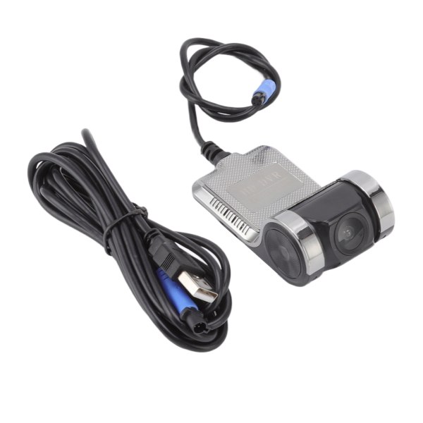HD Night Vision Car Dash-kamera med loop-optagelse og bevægelsesdetektion - USB DVR-køreoptager med ADAS