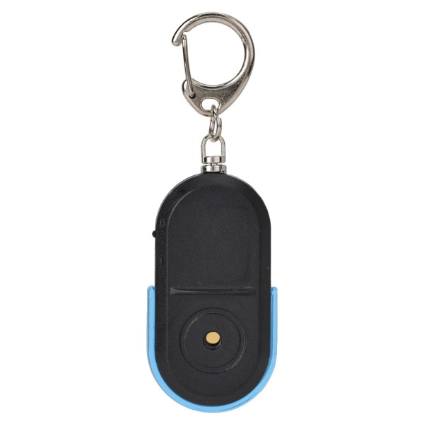 Trådlös Anti Lost Alarm Key Finder Locator Whistle Sound LED-lampa med batteriblått