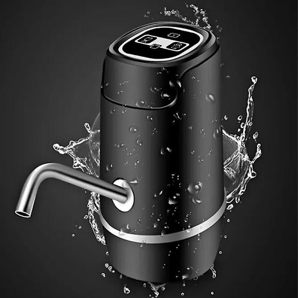 Bärbar Elektrisk Vattenbehållare - Universal USB-Laddning, Bekväm Vattenpump för Vattenflaskor