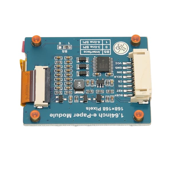 1,64 tommer E Ink Display Modul 168×168 Rød Gul Sort Hvid 4 Farver E Paper Elektronisk Skærmpanel til Læsere