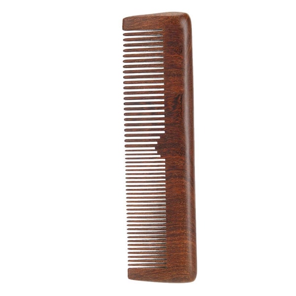 Bærbar skægkam til mænd Sandeltræ Antistatisk skægoverskæg Hårstylingkam