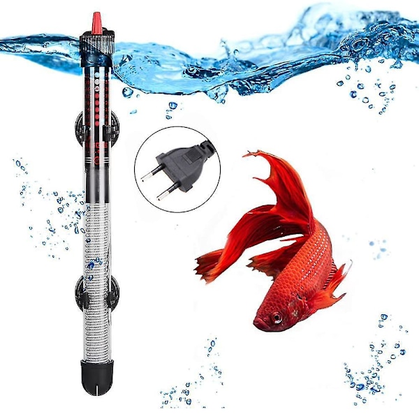 Akvarievärmare Fisk Tank Nedsänkbar Värmare Sköldpadda Värmestav Med Temperaturdisplay Extern Temperaturkontroller 100W