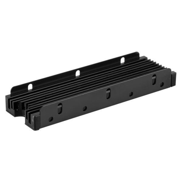 NGFF M.2 Dobbeltsidig SSD Heatsink Vannkjøling HDD Termisk konduktivitetskjøler (svart)