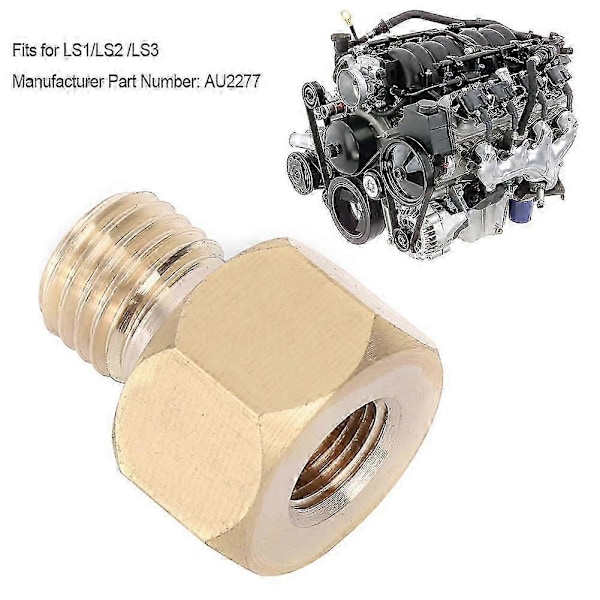 1/8 NPT til M12 x 1.5 Vandtermometer Adapter Passer til LS1 LS2 LS3 2277