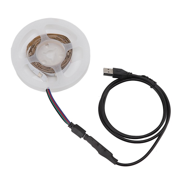 USB 5V LED-nauhavalot RGB 5050 Väriä Vaihtavat Valonauhat Bluetooth-sovelluksen Ohjauksella Kotihuoneen Juhlan Koristeluun 15m / 49.2ft