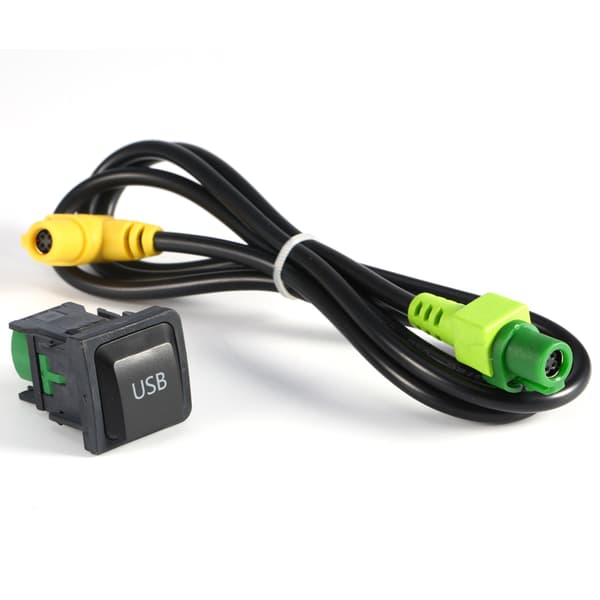 USB-bryterkabel 100cm sele for RCD510 RNS315 MK6 MK5 Sagitar