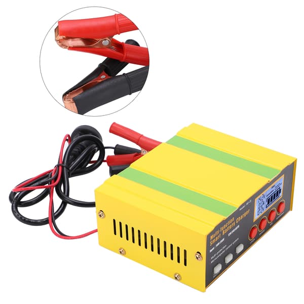 Batterilader Multifunksjonell Automatisk Universell Smart Strømforsyning for Bil MF‑2S AC250VEU Plugg