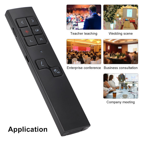 PP-930 PPT Pen Trådløs USB Pointer Fjernbetjening Præsentation Pen til Computer Supplies