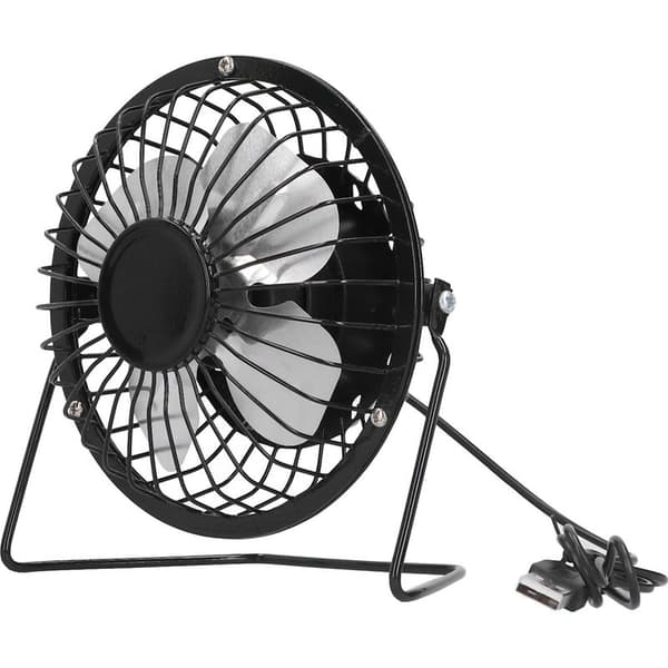USB Genopladelig Solar Campingventilator - Bærbar Udendørs Luftkøler