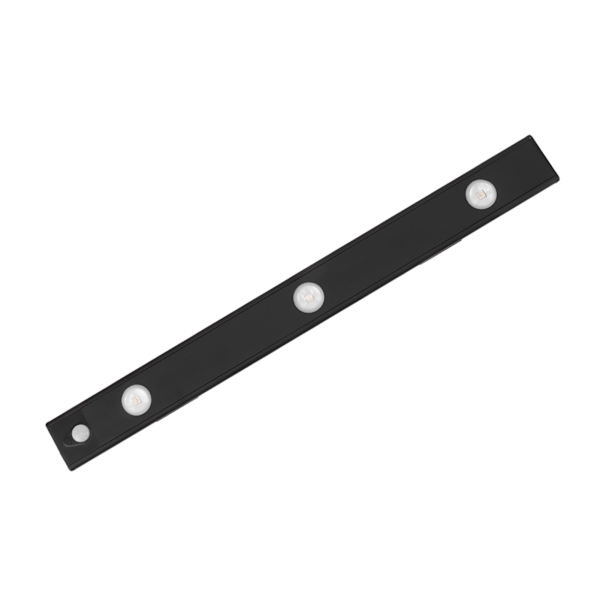 Under Cabinet Light 15.7in Long Magnetic Motion Sensor Stepless Dimming USB Charge Stick On Lights for Study Work Black