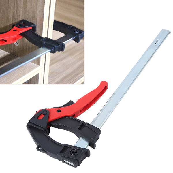 Snabbspännare med spärr F-klämma träbearbetning fixering bar klämmor klämmor DIY snickeri handverktyg