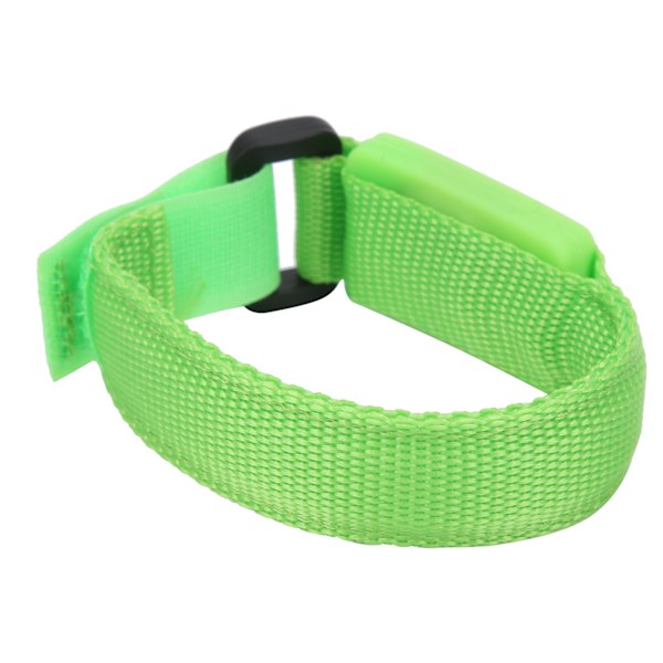 2 cm utendørs nattløpslys armbånd LED lysende justerbart armbånd sykkelarmbånd grønn