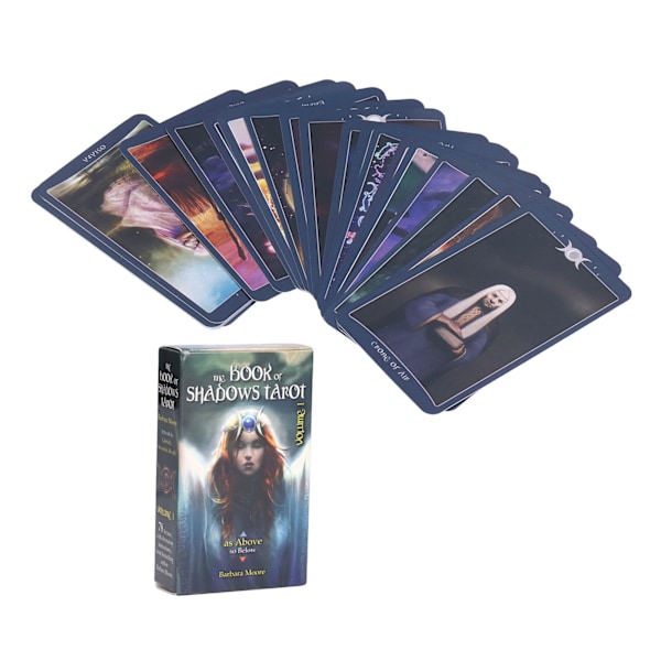 78 korttia Varjojen kirjan tarot-ennustusennusteet Kortit Viihde Tarot-lautapeli