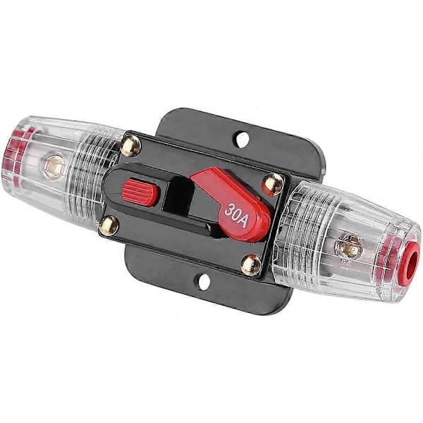 Bil Audio Inline Strømafbryder Reset Sikringsholdere Inverter til Stereo Switch System Beskyttelse
