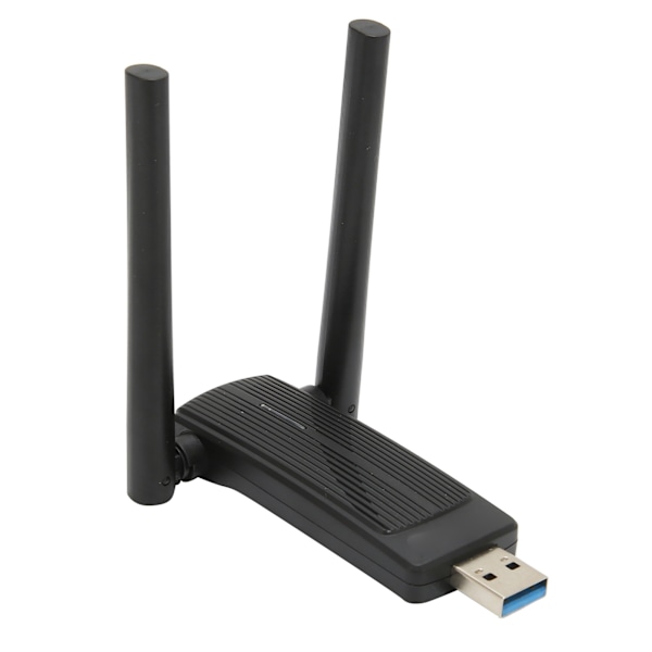 Wifi 6-adapter 2,4G 573,5 Mbps 5G 1201 Mbps Dual Band WiFi 6 USB3.0 Trådlöst Nätverkskort för Stationär Dator Bärbar Dator