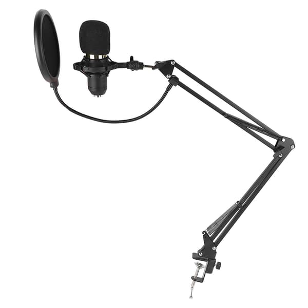 Kondensatormikrofon Profesjonell Plug and Play PC-datamaskinmikrofon for spilling, strømming, opptak, podcasting