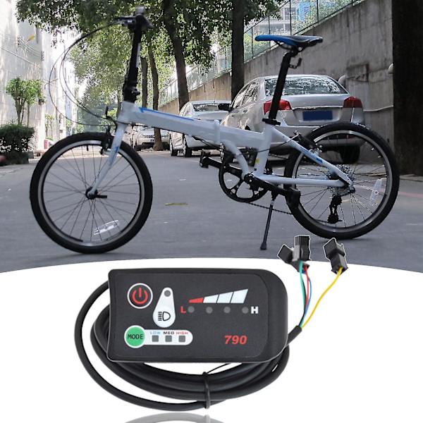 Letvægts e-cykel kontrolpanel med konstant hastighed display til 24V e-cykel