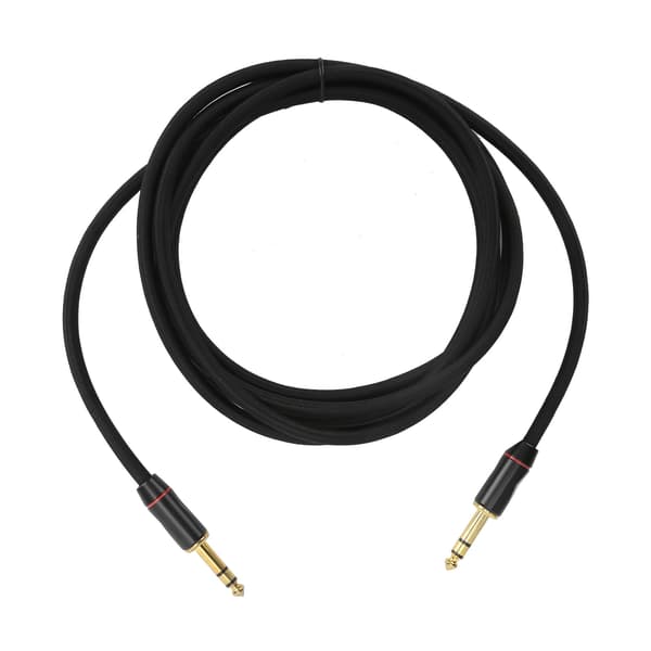 JORINDO JD6221 Elgitarrförstärkarkabel 6,35 MM Hankontakt Ljudgitarrkabel 1/4 tum Instrumentkabel 6m / 19,7ft