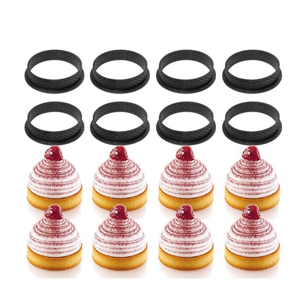 Mousse Kake Ring Silikon Kake Kutteform DIY Kjøkken Bakering