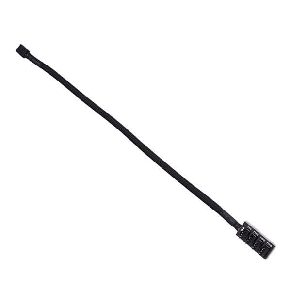 4-Pin Dator CPU/Chassi Fläkt Ström Multi Splitter Anslutningskabel Adapter