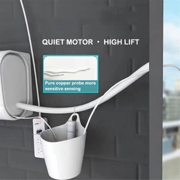 USB automatisk drænpumpe til aircondition, kondensfjernelsespumpe