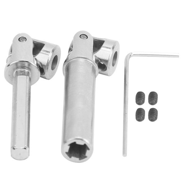 50-65 mm RC bakre mittdrivaxeldrivaxelfäste ersättning passar för WPL D12 1/10 RC-lastbilar