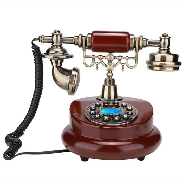 MS-6100B Europeisk retrostil tryckknappstelefon skrivbordstelefon heminredning klassisk