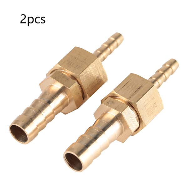 2 stk. 4--10 mm messingfitting slangefittingshale reduktionsstik