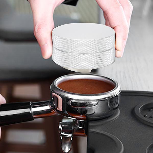 51 mm 3-vinklad lutning justerbar dubbelskikts kaffepress i rostfritt stål
