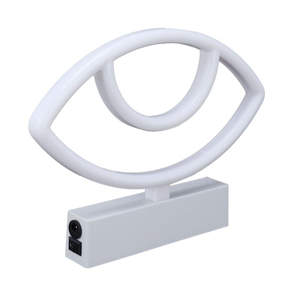 Neonskilt Nattlys med Stand Base Briller Style Neon LED-lys for soveromsbar veggdekor