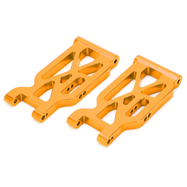 2 stk. RC front svingarm i aluminiumlegering, fjernkontrollbil i metall, oppgraderingsdeler for WLtoys 104001 1/10 RC-bil, gull