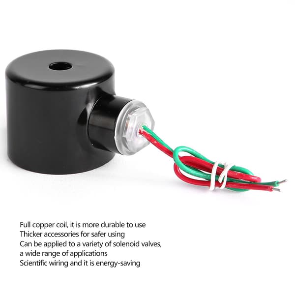 Solenoidventilspole Kobber 2W Serie Industriell Innvendig Gjenget Direkte Bevegelse Tilbehør AC220V