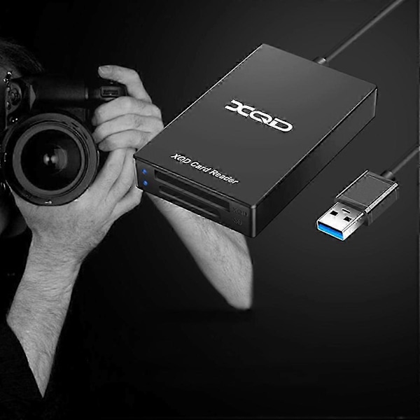 Type C USB 3.0 SD XQD Hukommelseskortlæser Overfør kompatibel med M/G-serien kompatibel med OS Windows Computer (Type C)