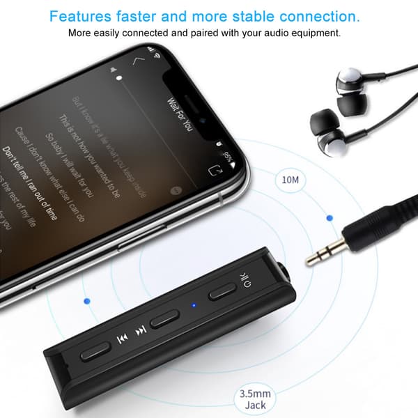 G29 Bluetooth 4.2 Trådløs Mottaker Bil Handsfree Samtaler Kit Audio Musikkadapter