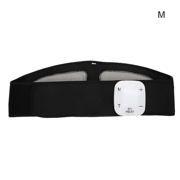 Fjärrinfraröd värmeterapibälte Smärtlindring Justerbar midjemassager (huvudmaskinbälte) (M)