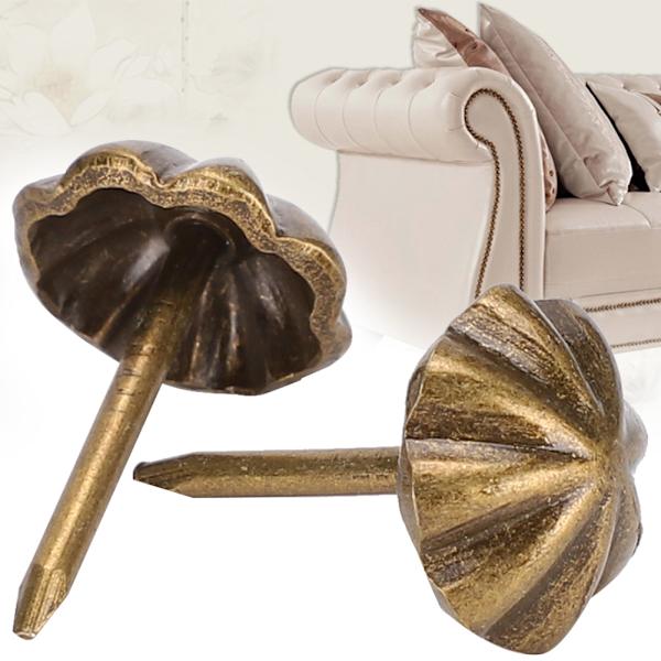 150 stk. møbelpolstringssøm Retro Glansmønster Sofa Dekoration DIY Tøj Tilbehør Jern 11MM