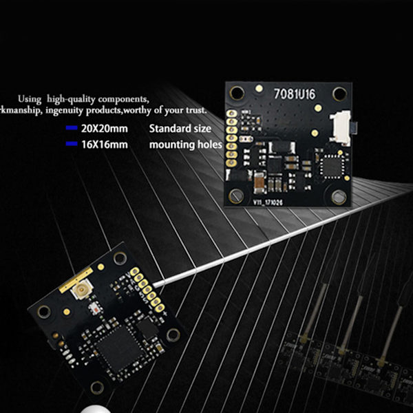 EWRF 5.8G 25mw SBUS 7CH Mini Billedtransmissionskort Til Lille Akselafstand Traverserende Maskine