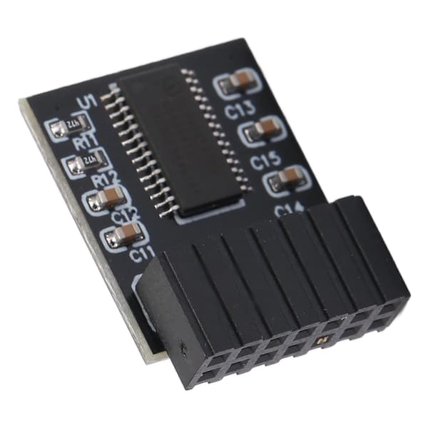 TPM 2.0 Modul 14Pin SPI Interface Stabil Høj Sikkerhed Holdbart Materiale TPM SPI Modul til Win 11 Bundkort