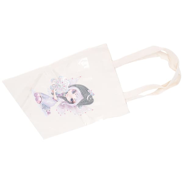 Karakterfigurmønster Diamantmaleri Tote Bag Rhinestones Maleri Handlepose KitBB017